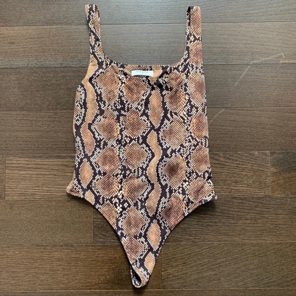 Snake print Bodysuit